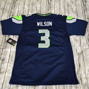 Nike NFL Seattle Seahawks Jersey Youth Size XL Russell Wilson #3 Boys Kids NWT